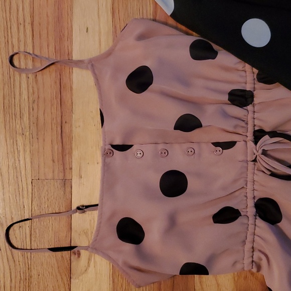 Forever 21 Chiffon Dresses Polka Dot (Set of 2) - Picture 2 of 6